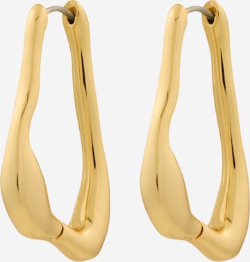 Cercei de la & Other Stories pe auriu: față