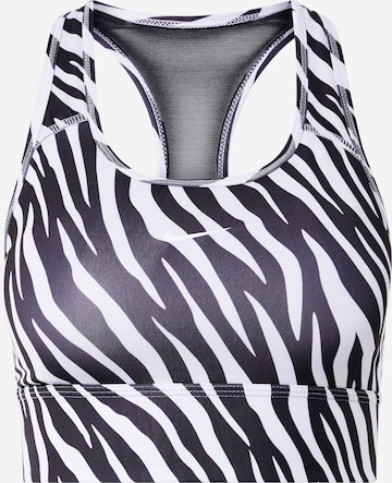 NIKE Bustier Sport bh in Zwart: voorkant