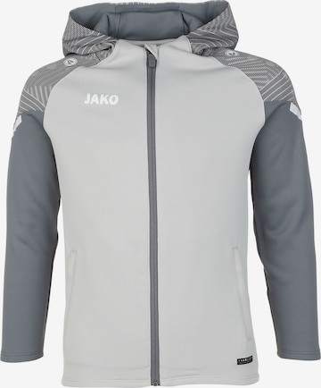 JAKO Athletic Jacket 'Performance' in Grey: front
