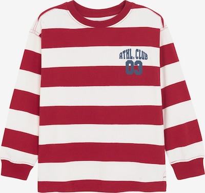 Marškinėliai iš Cool Club, spalva – nebalintos drobės spalva / bazalto pilka / kraujo spalva, Prekių apžvalga