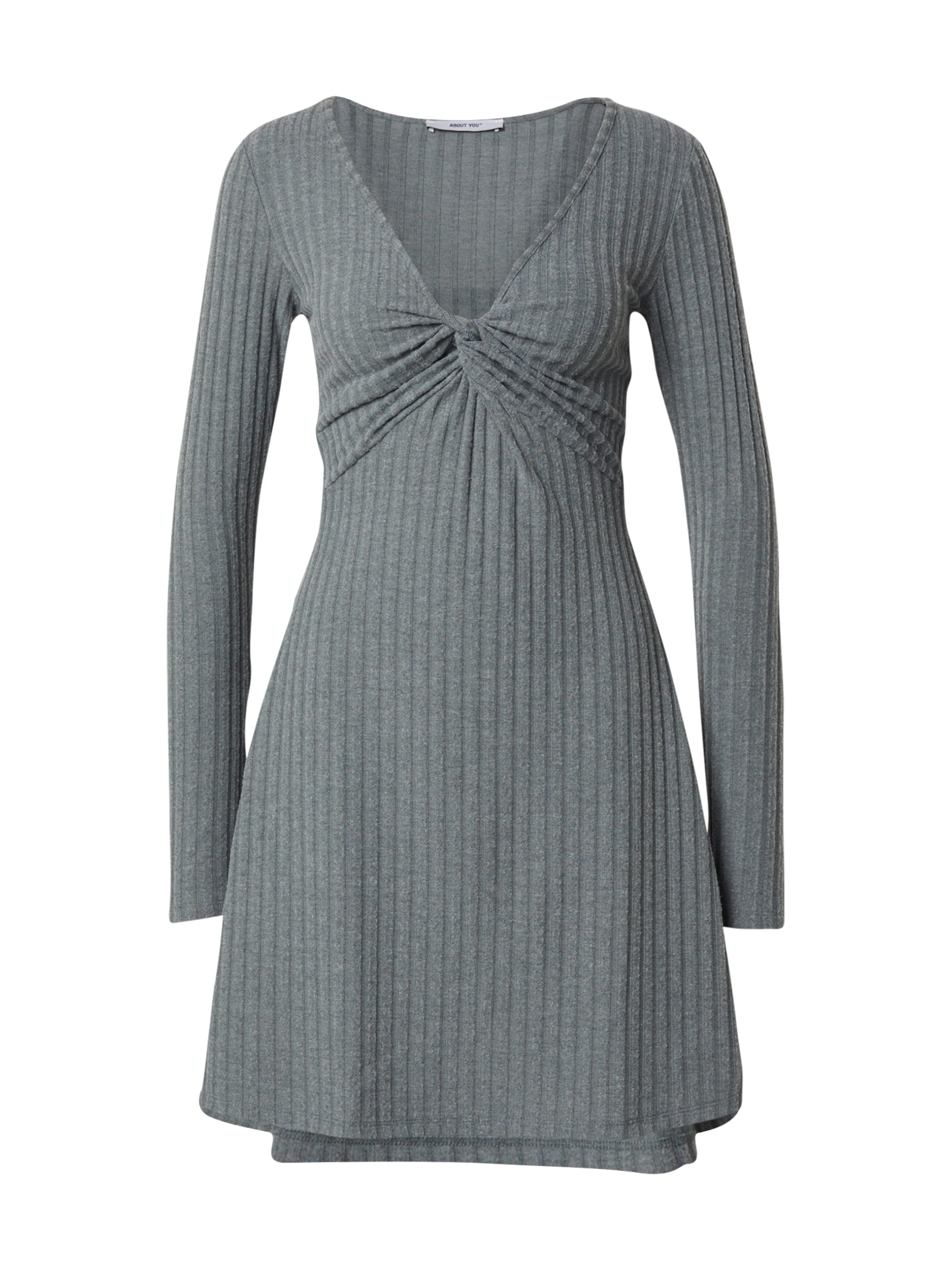 ABOUT YOU Robes en maille en bleu fumé, Vue avec produit