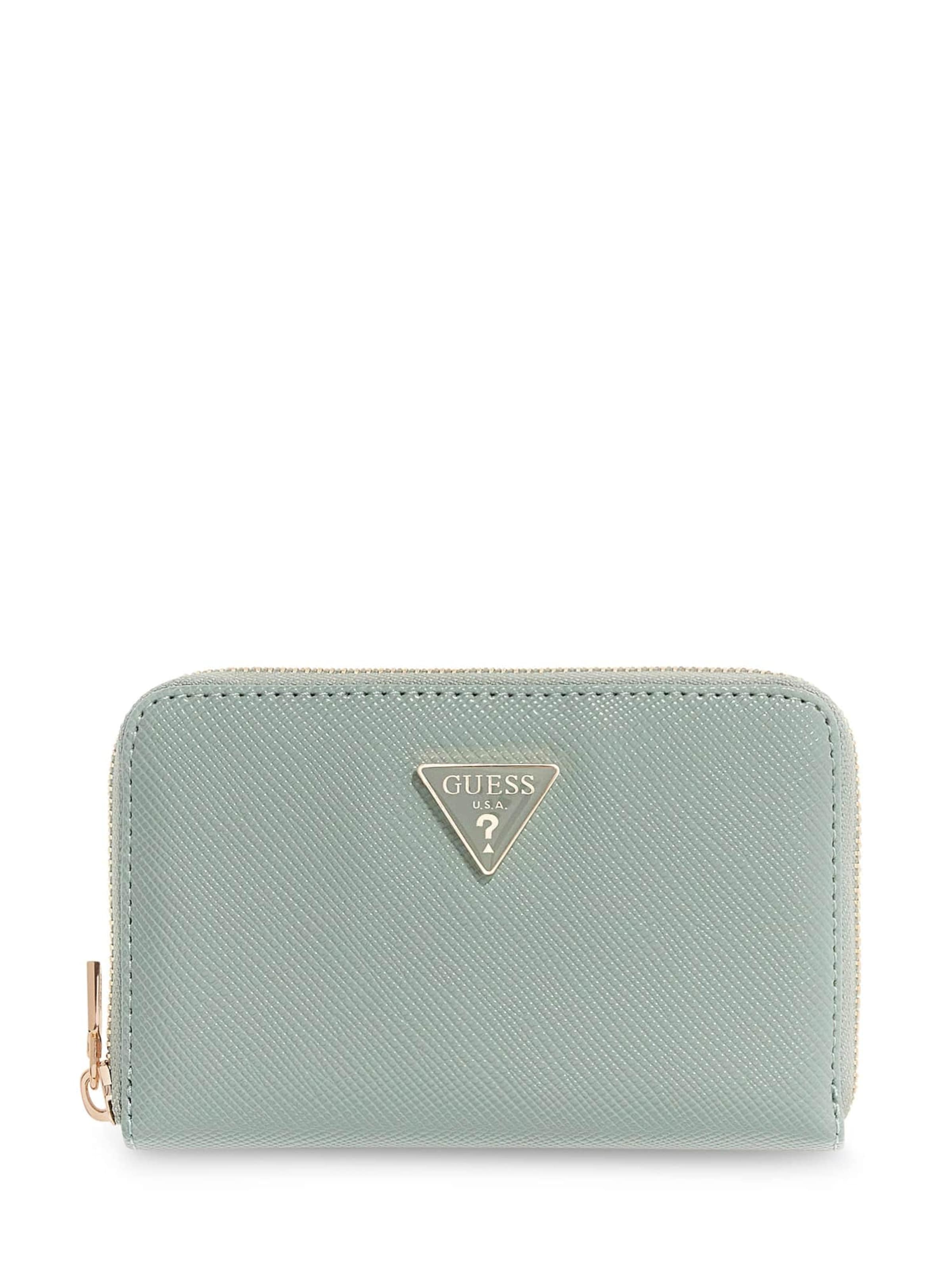 GUESS Wallet 'Serenova' in Green: front