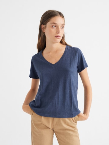 Thinking MU T-Shirt ' Clavel ' in Blau: predná strana