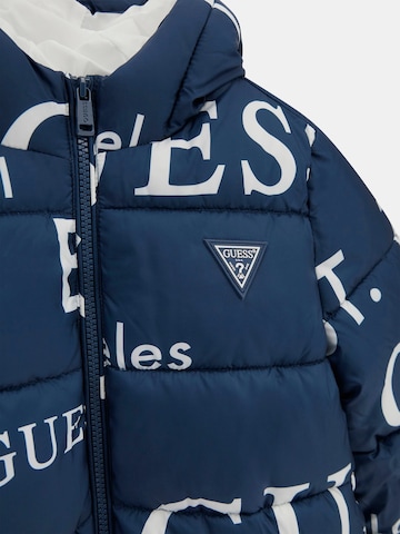 GUESS Winter Jacket in Blue