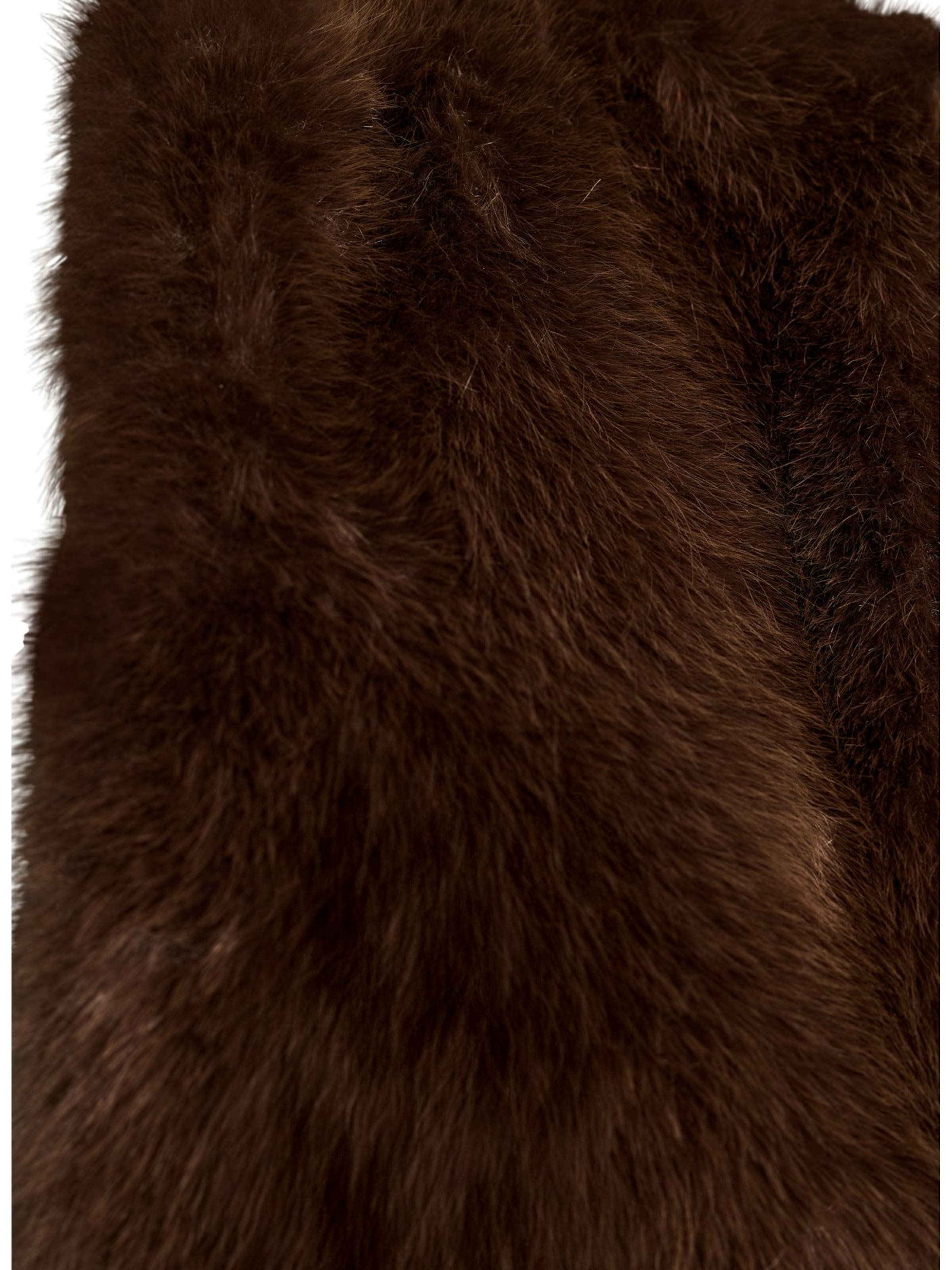 Giacca di mezza stagione 'MFurry' di Zizzi in marrone