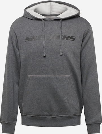 SKECHERS Sportsweatshirt in Grijs: voorkant