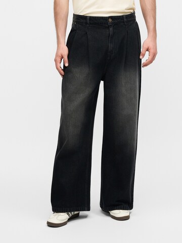 ADIDAS ORIGINALS Baggy Jeans in Schwarz: Vorderseite