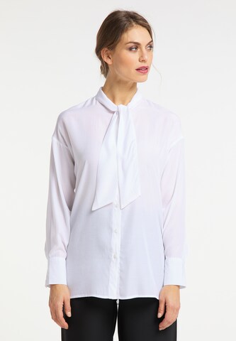 Camicia da donna di usha BLACK LABEL in bianco: frontale