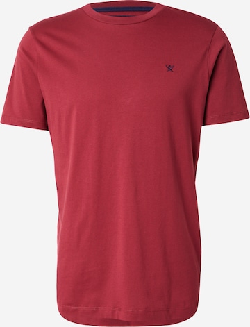 Hackett London Μπλουζάκι σε κόκκινο: μπροστά