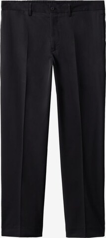 MANGO MAN Slim fit Pleated Pants 'Cool' in Black: front