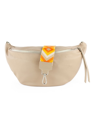 Marsupio 'MALIA' di lePelou in beige: frontale