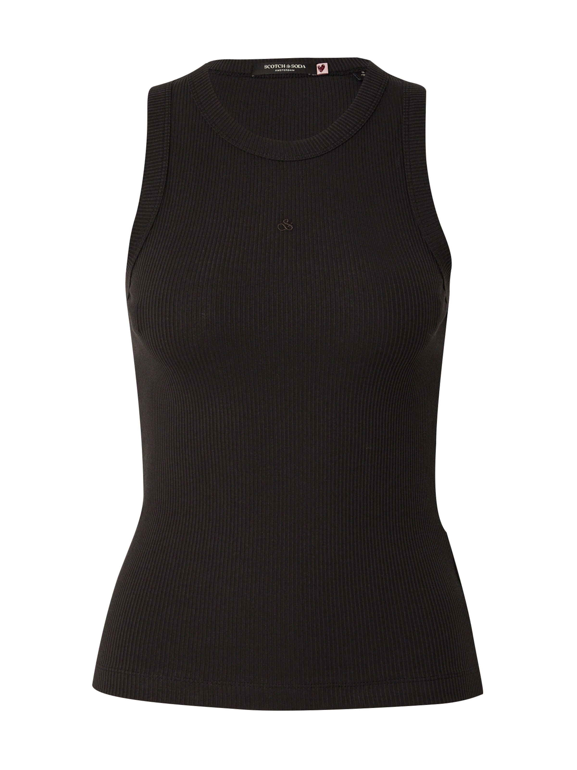 SCOTCH & SODA Τοπ σε μαύρο: μπροστά