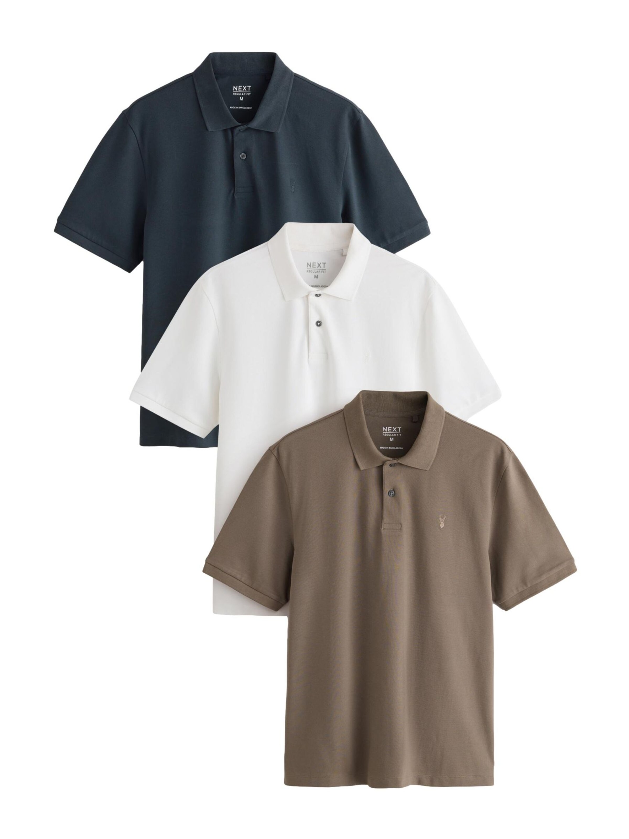 Next Shirt in Mischfarben: Vorderseite