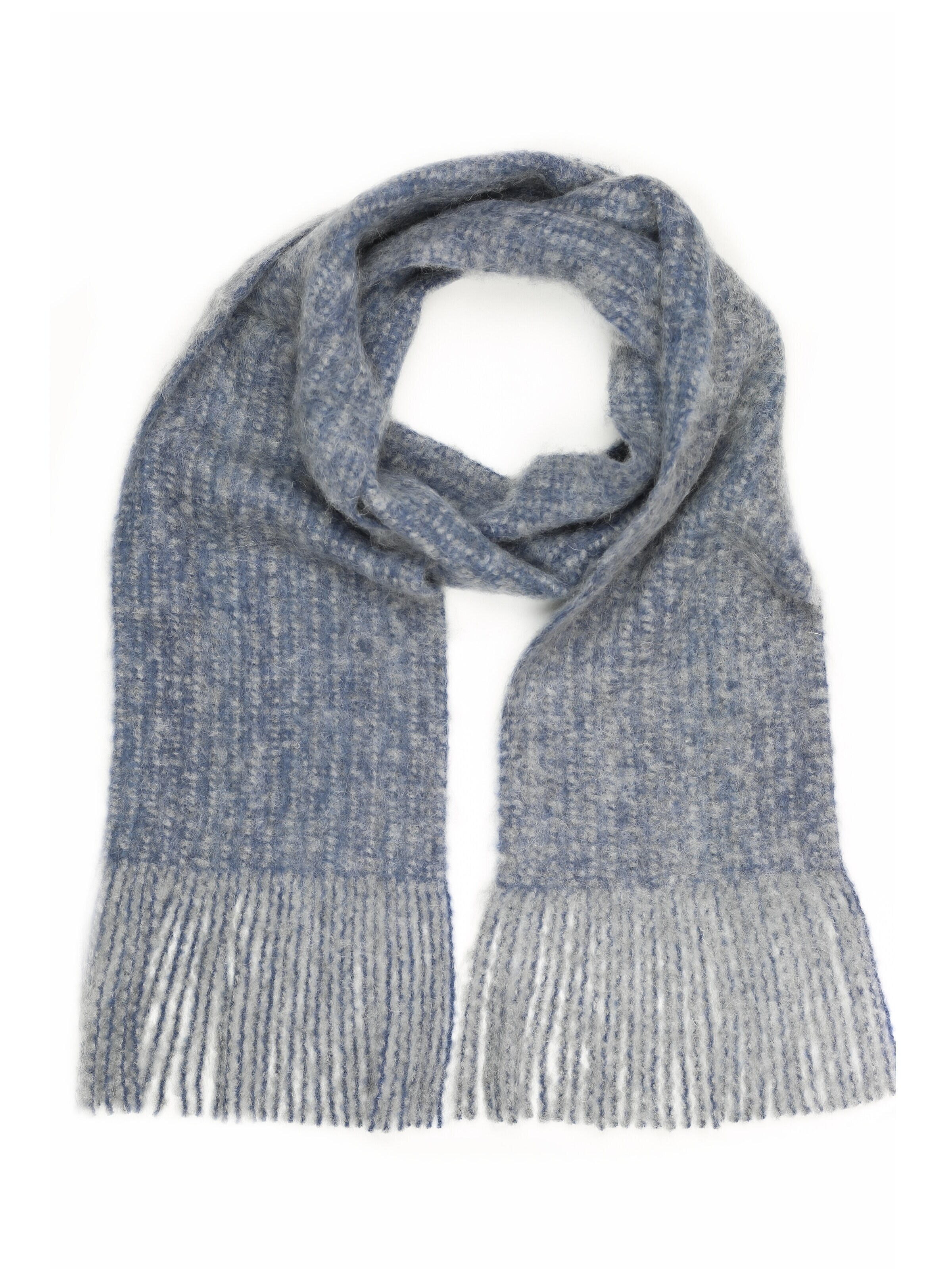 COLLEZIONE ALESSANDRO Scarf 'Wolltraum' in Blue: front