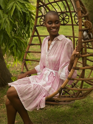 Robe 'Robe Courte Laura' Miss June en rose