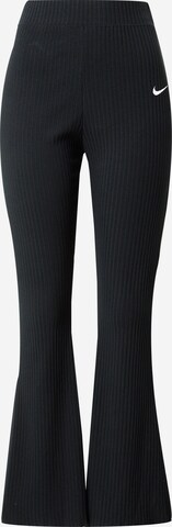 Nike Sportswear Flared Hose in Schwarz: predná strana