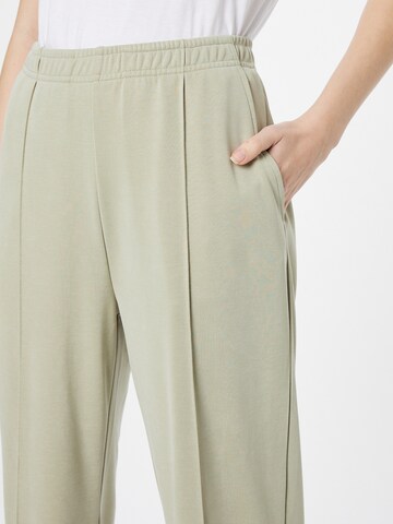 Wide leg Pantaloni cu dungă 'Lovely' de la JcSophie pe verde