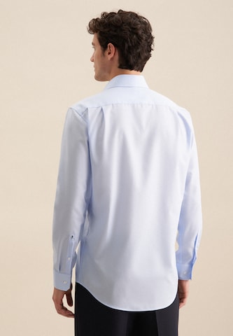 SEIDENSTICKER Regular fit Zakelijk overhemd 'Smart Essentials' in Blauw