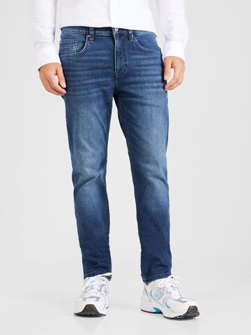 s.Oliver Slimfit Jeans 'Nelio' in Blauw: voorkant