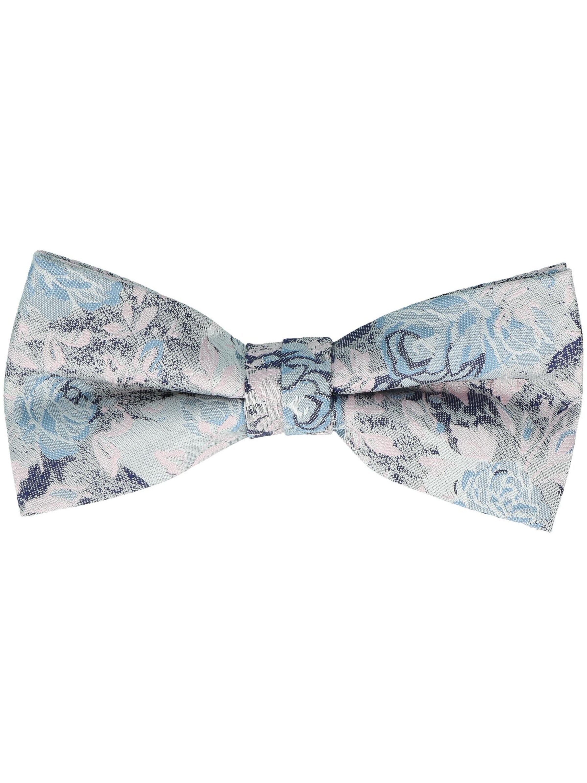 WILLEN Bow Tie 'Set Floral/ Uni' in Pink