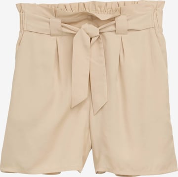 TOM TAILOR DENIM Loose fit Pleat-front trousers in Beige: front
