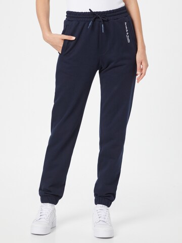 SCOTCH & SODA Tapered Broek in Blauw: voorkant