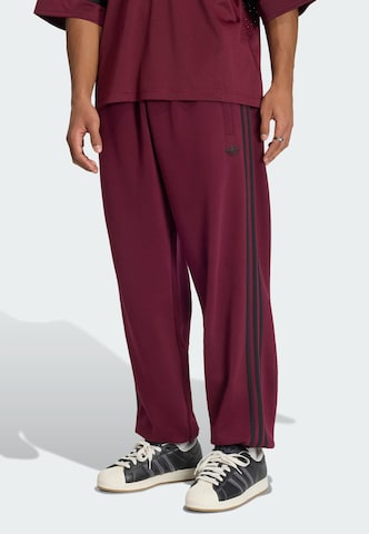 ADIDAS ORIGINALS - Tapered Calças 'Adicolor' em vermelho: frente