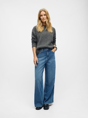 Wide Leg Jean 'OBJMoji' OBJECT en bleu