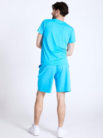 SPORTKIND Performance shirt 'Crew Neck' in Blue