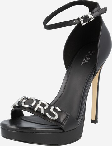 MICHAEL Michael Kors Strap Sandals 'JORDYN' in Black: front