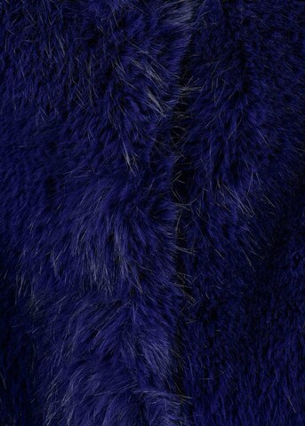 MANGO Between-Seasons Coat in Blue
