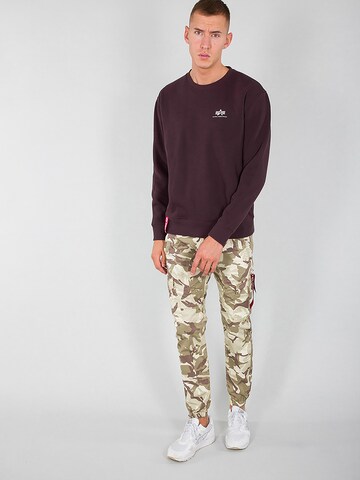 ALPHA INDUSTRIES Sweatshirt in Brown