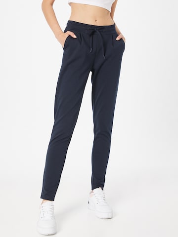 ICHI Tapered Pants 'Kate' in Blue: front