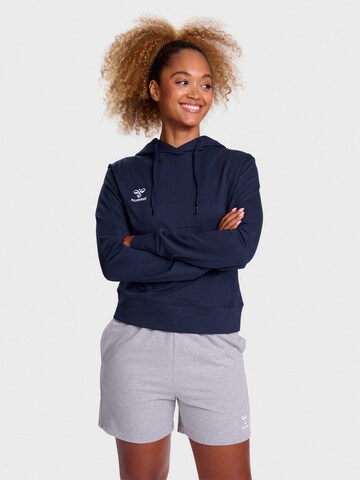 Hummel Sportief sweatshirt 'GO 2.0' in Blauw: voorkant