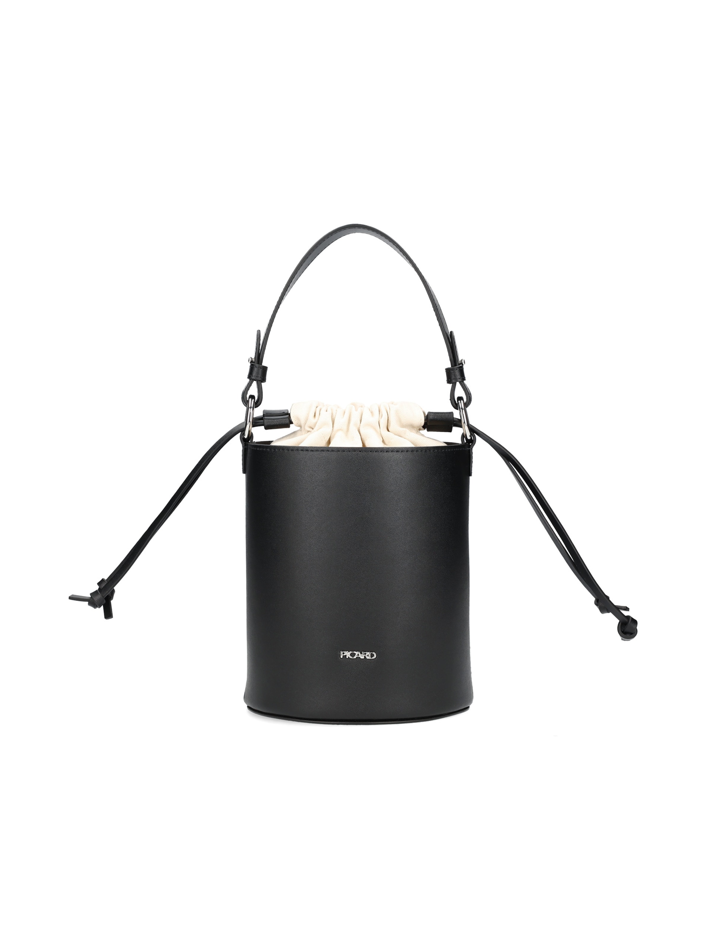 Poche ventrale ' Alma ' Picard en noir : devant