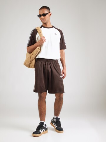 Largi Pantaloni 'FIREBIRD' de la ADIDAS ORIGINALS pe maro