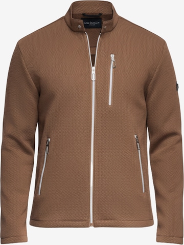 Ombre Tussenjas in Bruin: voorkant