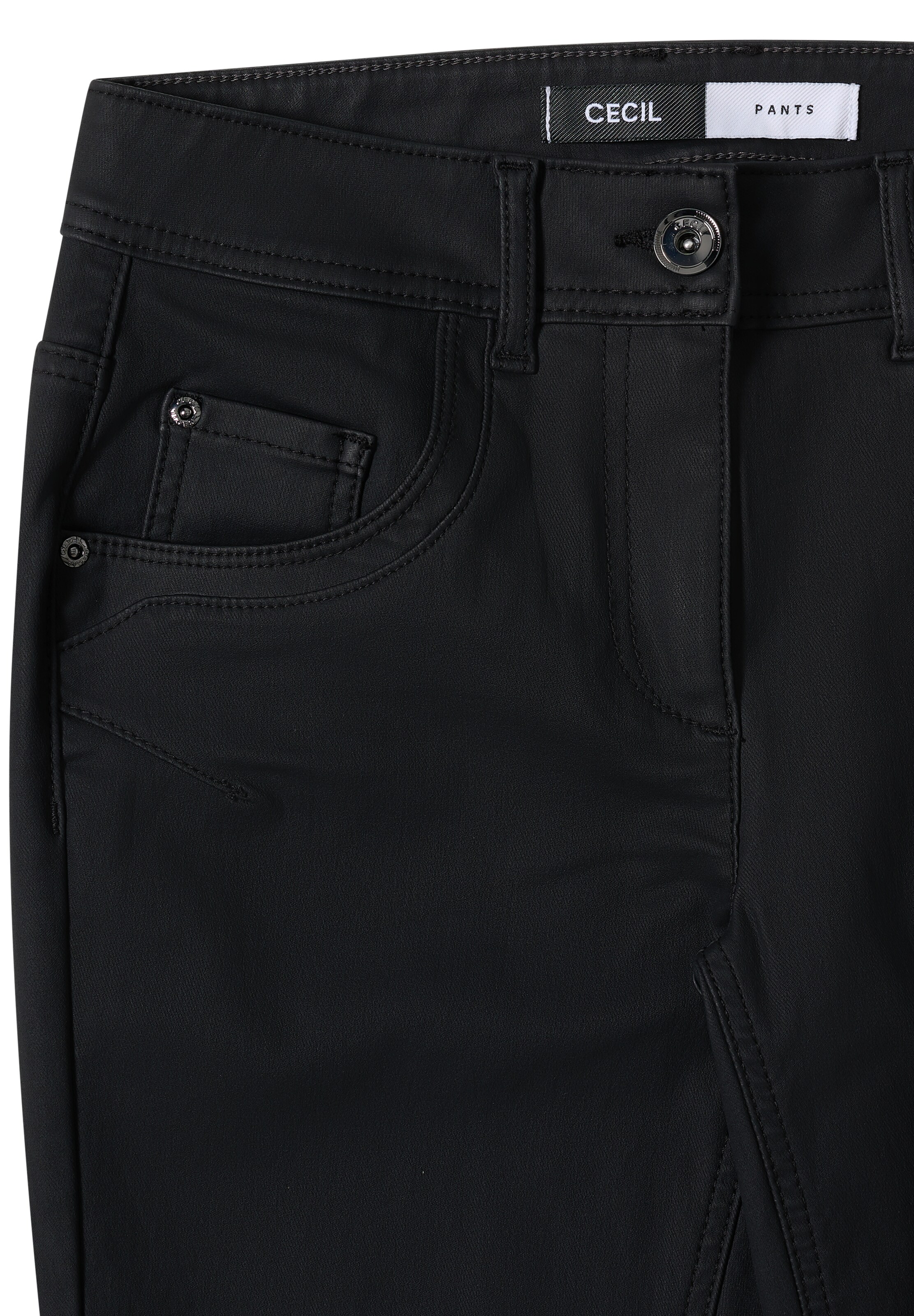 STREET ONE Slim fit Pants in Black