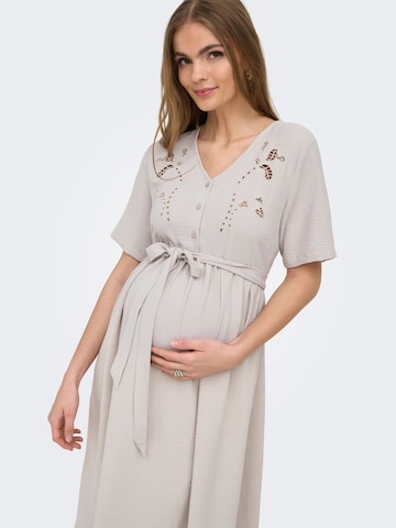 Only Maternity Dress 'OLMEvalou' in Beige