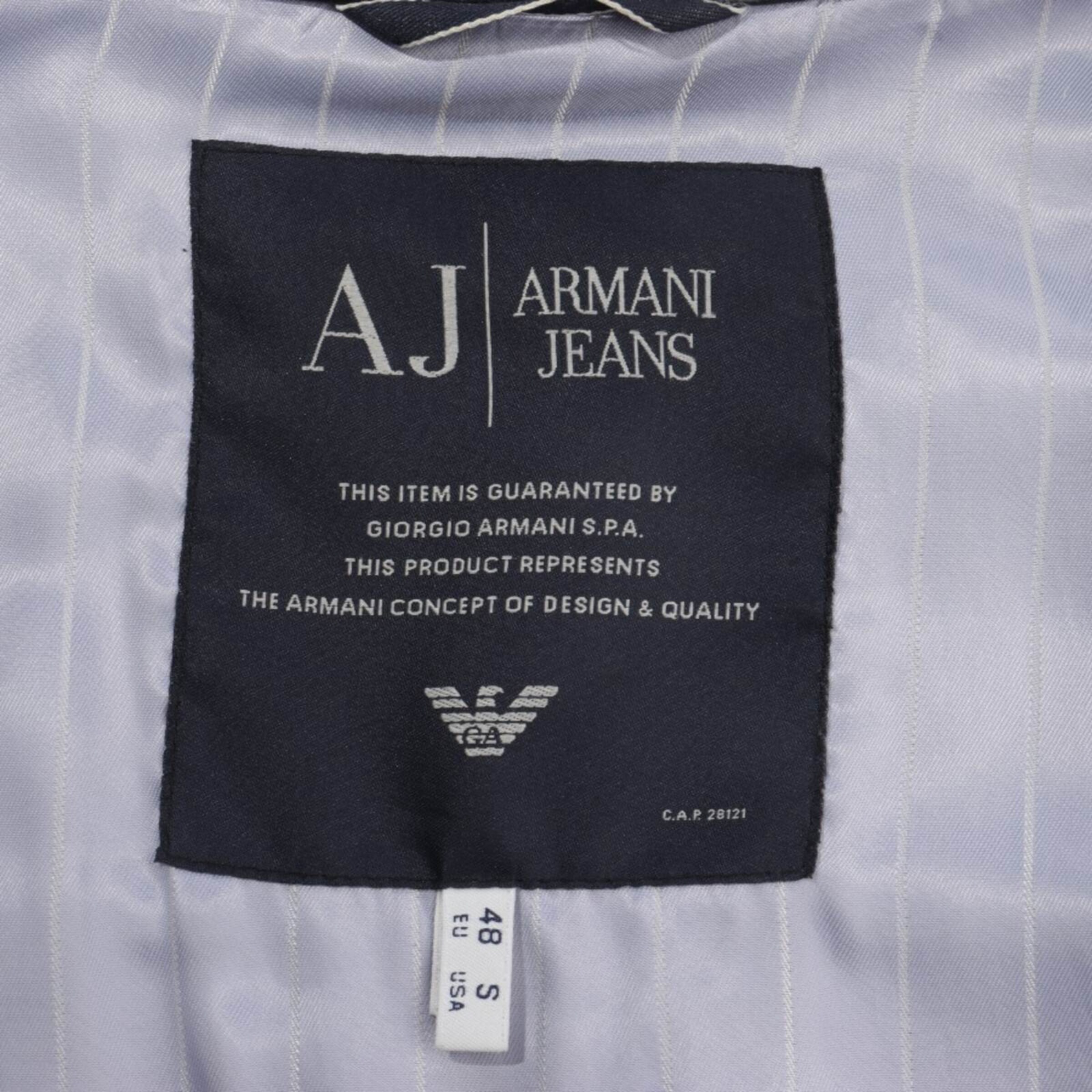 ARMANI Jacket & Coat in M in Black