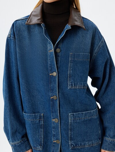 Koton Between-season jacket in Indigo, Item view