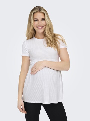 Only Maternity - Camiseta 'OLMMalaya' en blanco