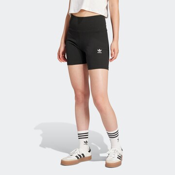 ADIDAS ORIGINALS Skinny Leggings 'Essentials' in Zwart: voorkant
