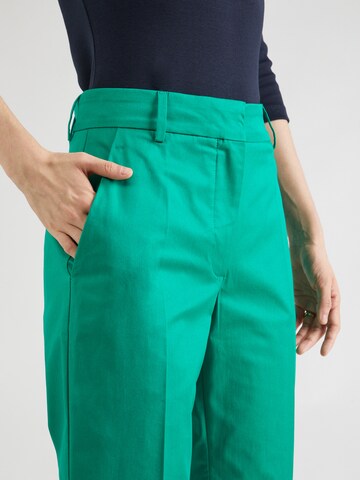 TOMMY HILFIGER Regular Trousers with creases in Green