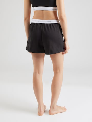 Calvin Klein - Regular Calças de pijama em preto