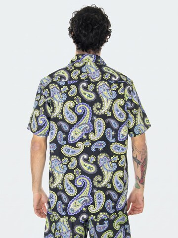 Fit confort Chemise 'Paisley Woven' HUF en mélange de couleurs
