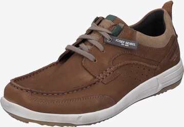 JOSEF SEIBEL Athletic Lace-Up Shoes in Brown: front