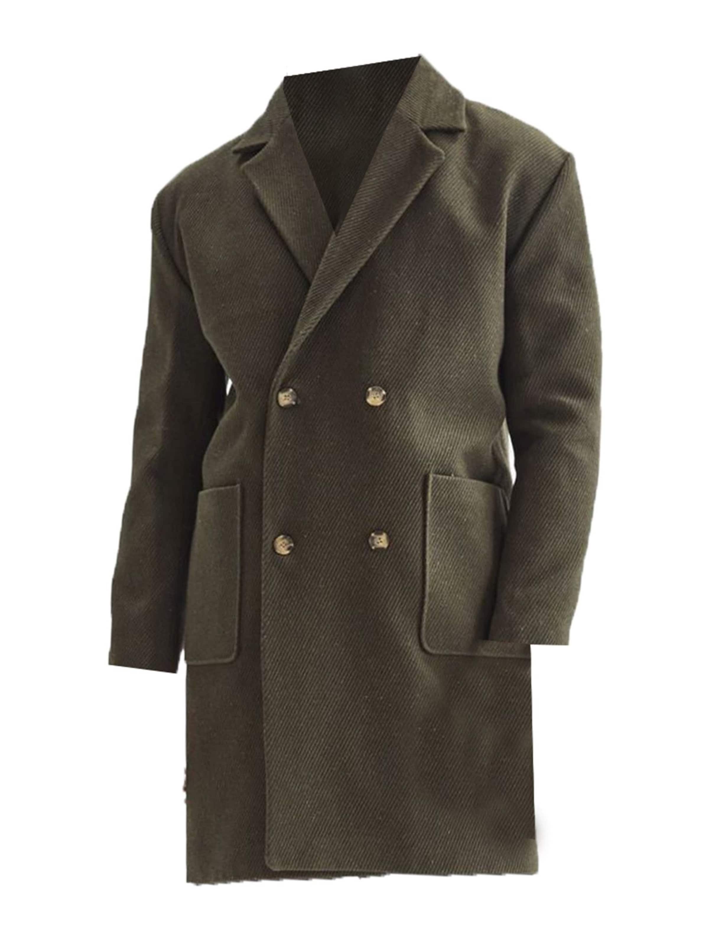 Antioch Övergångsrock i grön: framsida