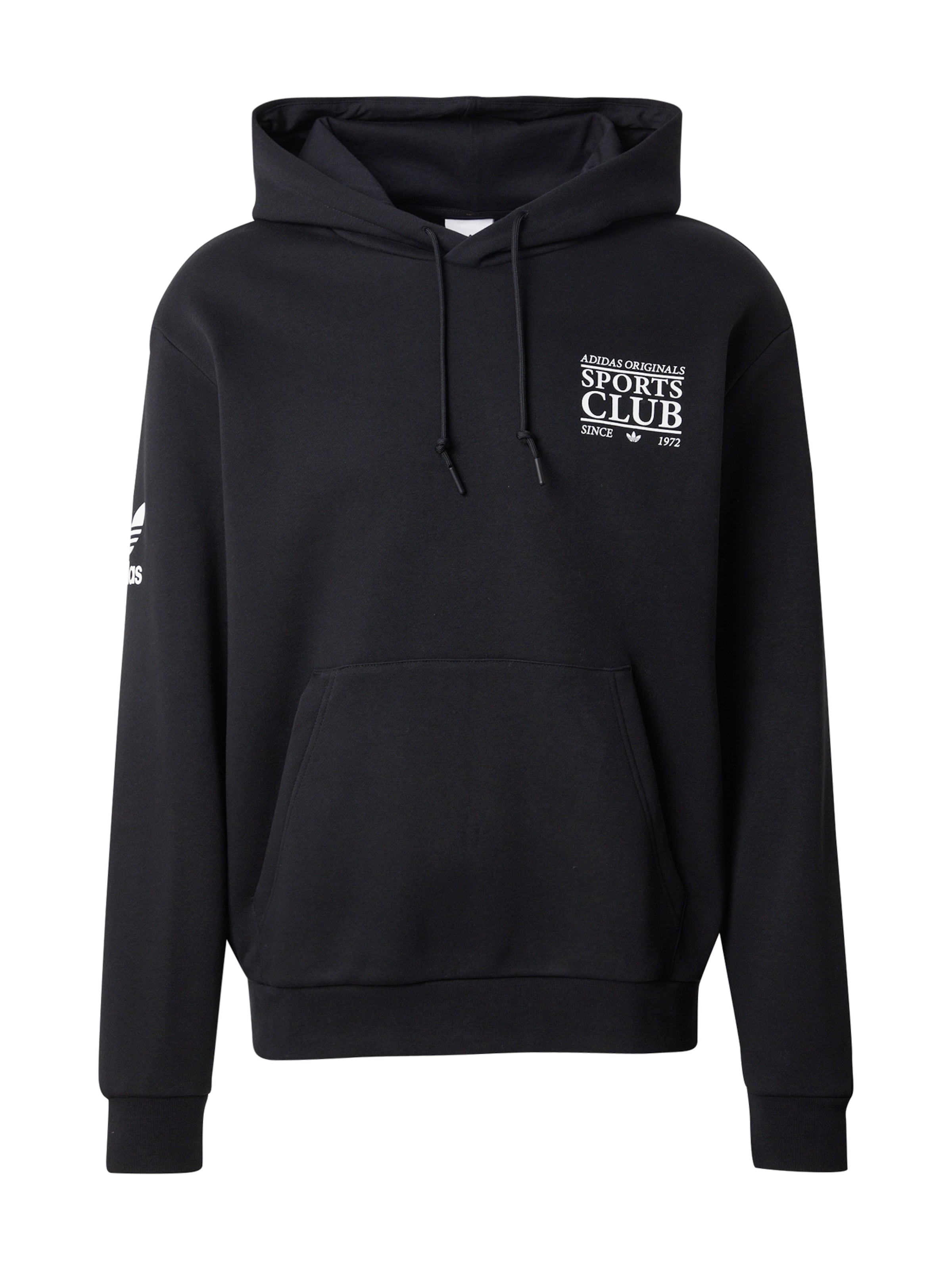 Felpa 'Graphic' di ADIDAS ORIGINALS in nero: frontale