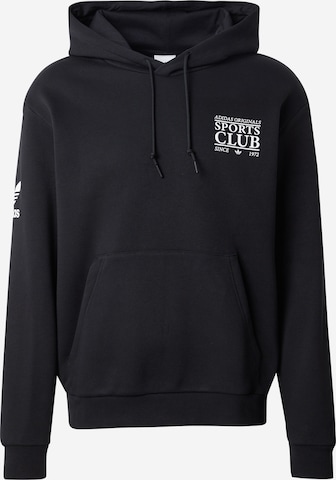 ADIDAS ORIGINALSSweater majica 'Graphic' - crna boja: prednji dio